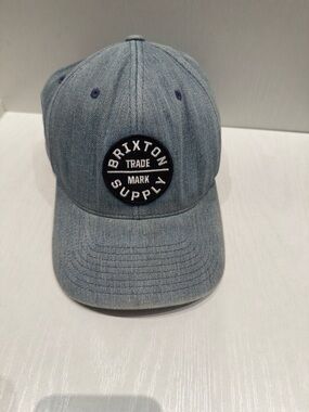 Brixton Trade Mark Supply - Light Denim Cap with Black Patch